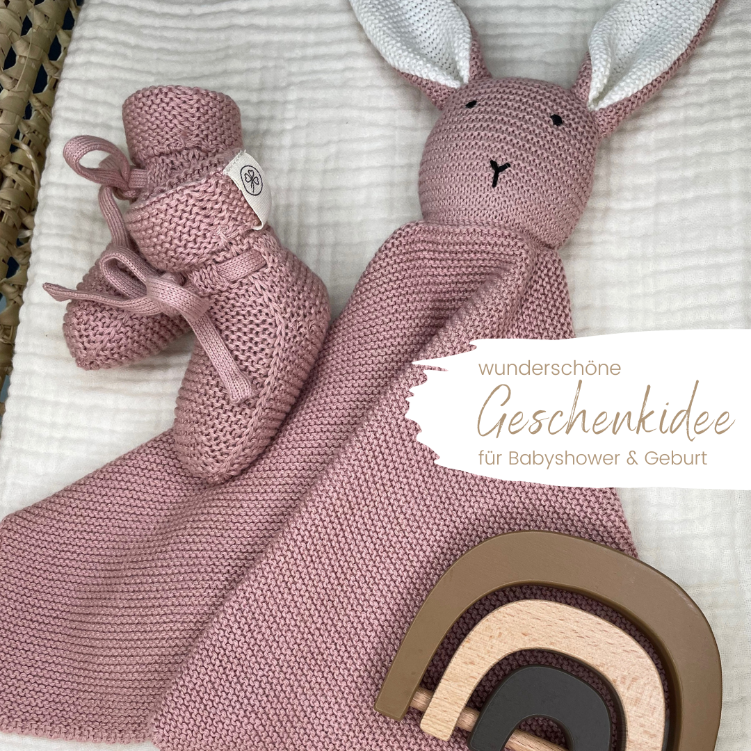 Baby Geschenk-Set Hase