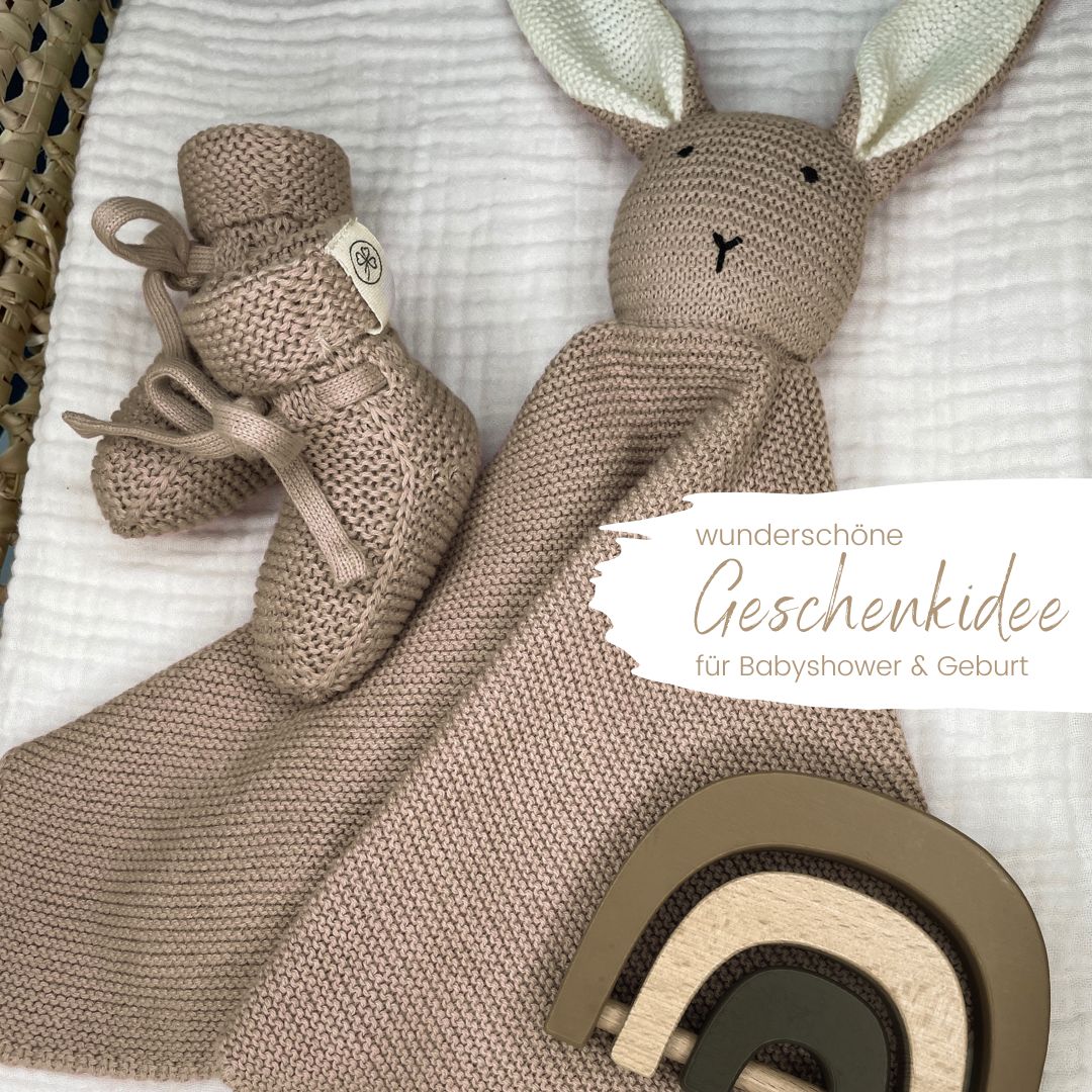 Baby Geschenk-Set Hase